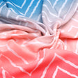 Zigzag Digital Printed Kora Silk Fabric in Multicolor – ks 0 ta08377p3 110 c