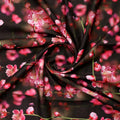 Tiny Pink Chintz Branch Digital Printed Fabric - Kora Silk – ks 0 ta08659 110 bcopy