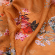 Gorgeous floral digital printed fabric in yellow from FAB VOGUE Studio – mu 0 0ta061813 110 c