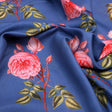 Classy floral digital printed fabric in blue by FAB VOGUE Studio – mu 0 0ta07107p3 110 c