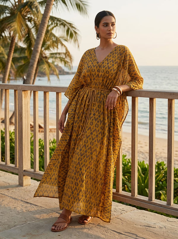 Muslin - Polyester - Design MA023311 - Kaftan Lookbook - MU-0-MA023311-114 - alternate view