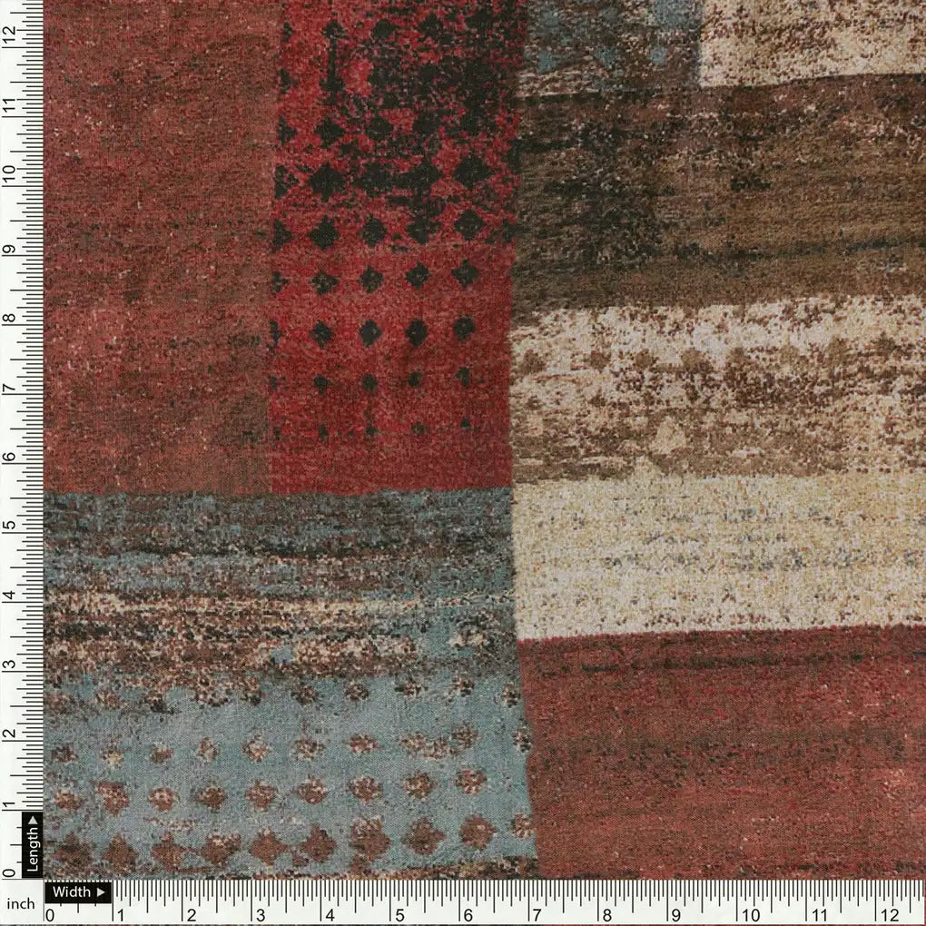 Decorative Morden Art Digital Printed Fabric - Poly Muslin – mu 0 ta0110 110 a