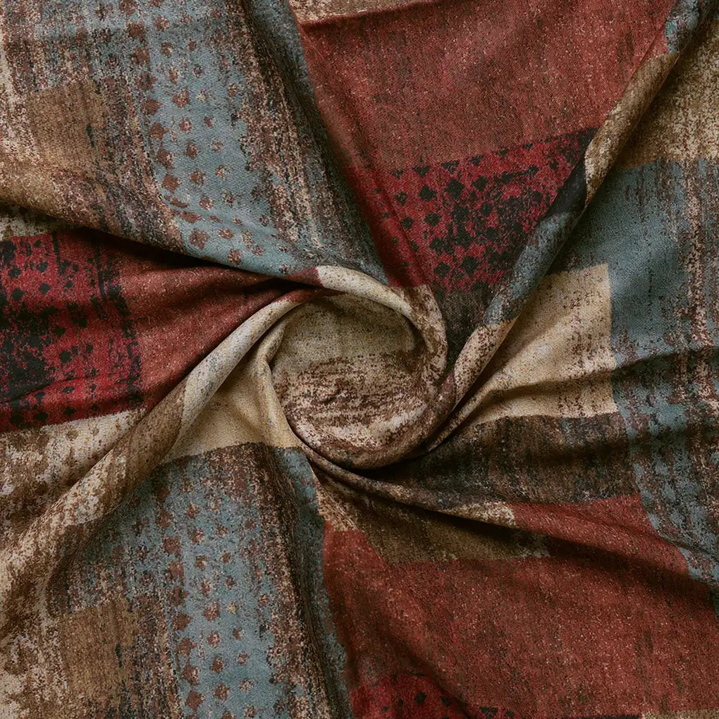 Decorative Morden Art Digital Printed Fabric - Poly Muslin – mu 0 ta0110 110 b