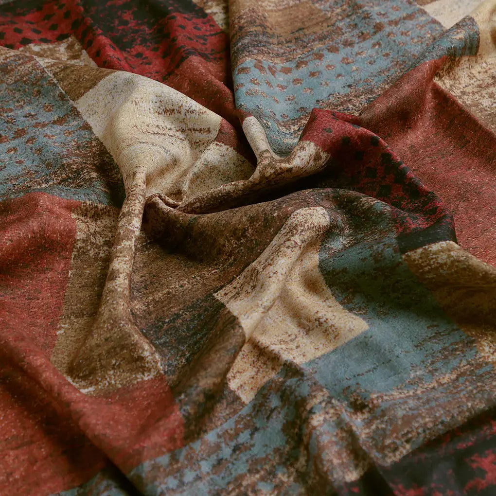 Decorative Morden Art Digital Printed Fabric - Poly Muslin – mu 0 ta0110 110 c