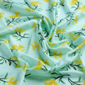 Seamles Yellow Floral Digital Printed Fabric – mu 0 ta01241 110 c