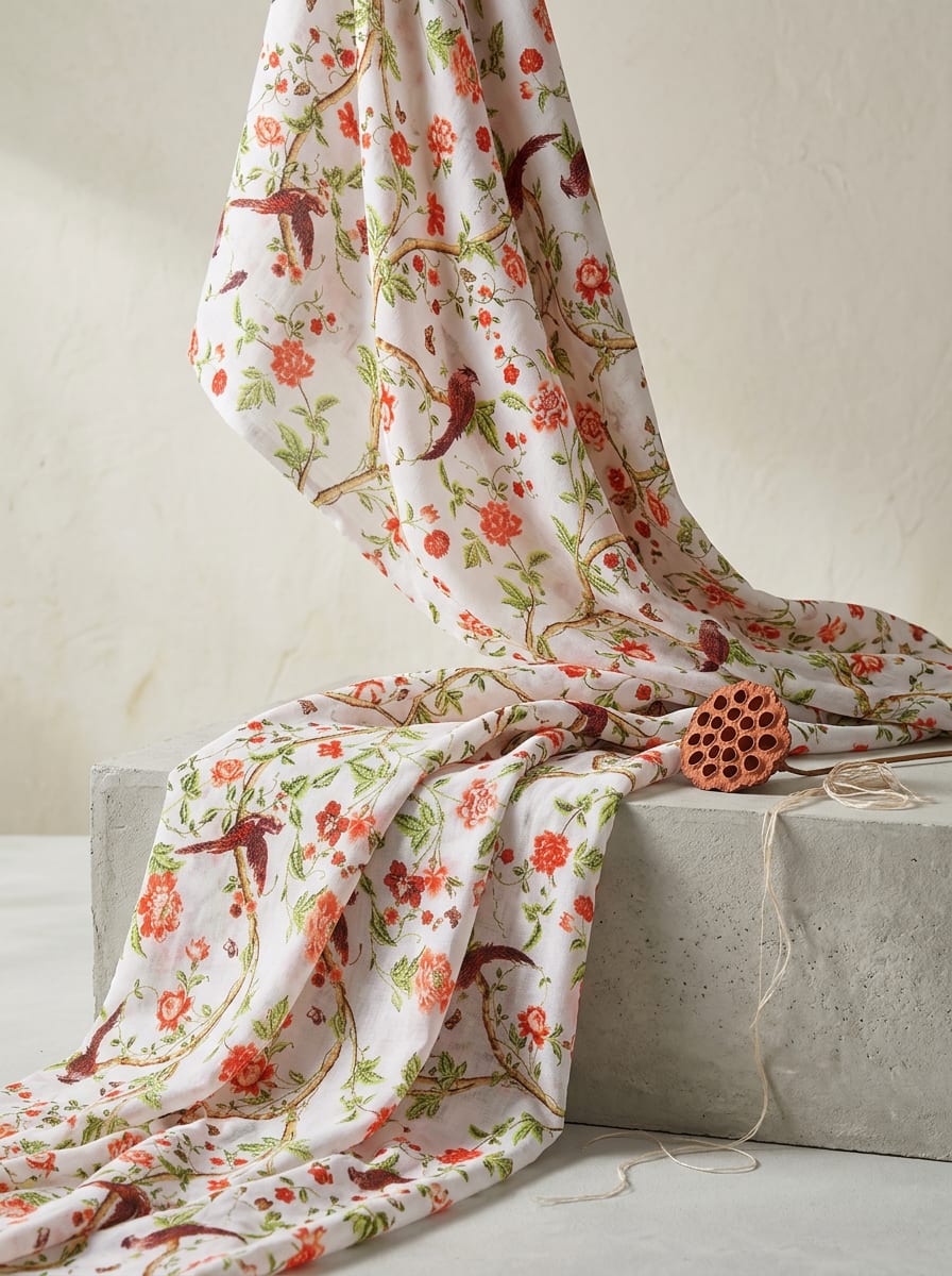 A Print That Sings of the Garden