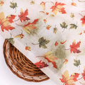Gorgeous green leaves digital printed muslin fabric by FAB VOGUE Studio – mu 0 ta06094 110 b