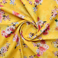 Beautiful Yellow Base Floral Bunch Digital Printed Fabric – mu 0 ta06677 110 b 2