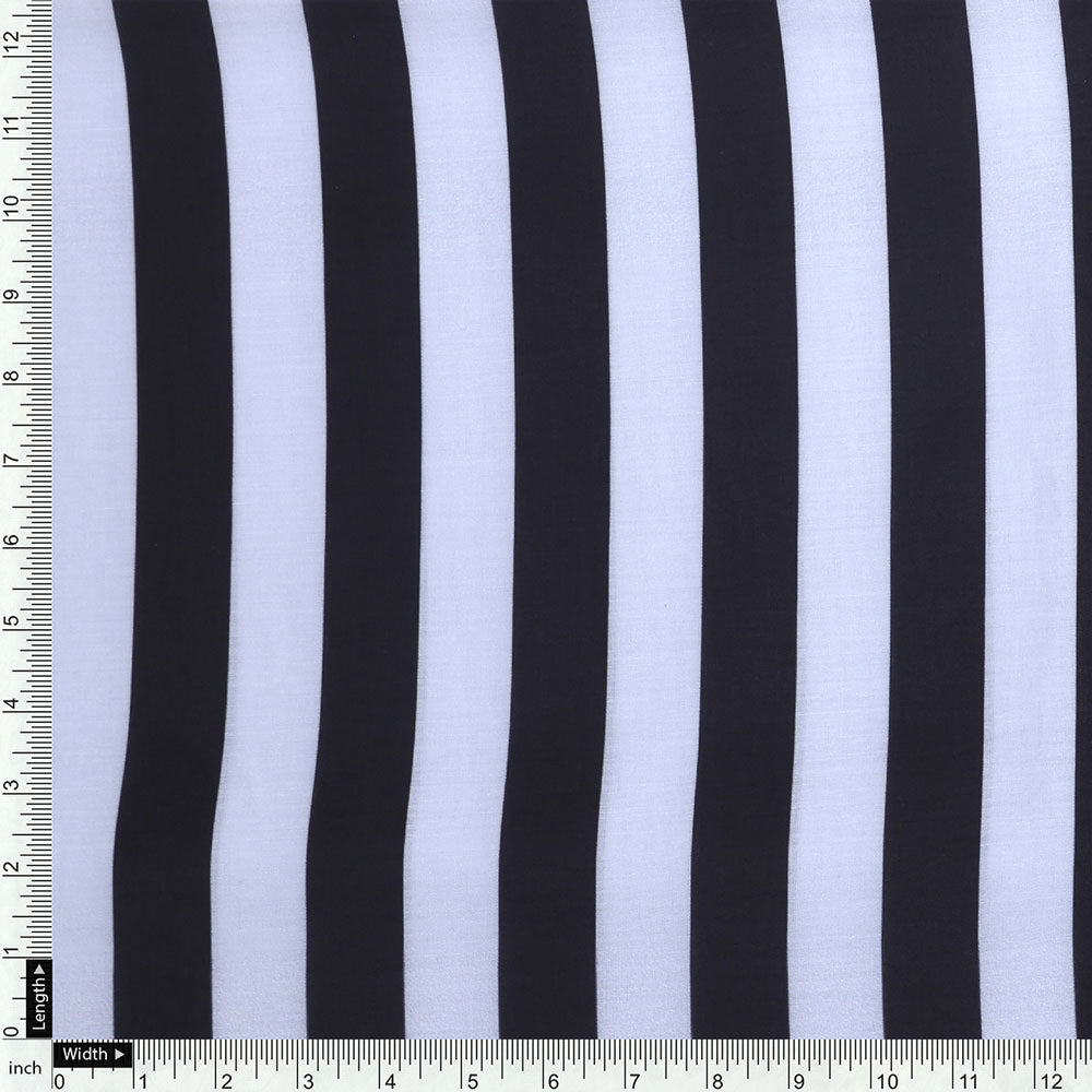 Gorgeous black and white digital printed fabric from FAB VOGUE Studio – mu 0 ta08501p2 110 d