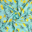 Gorgeous green digital printed fabric by FAB VOGUE Studio – nc 0 ta01241 108 a