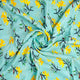 Gorgeous green digital printed fabric by FAB VOGUE Studio – nc 0 ta01241 108 a