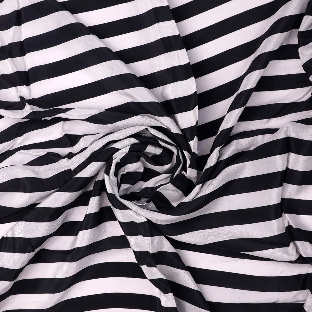 Gorgeous black and white digital printed fabric from FAB VOGUE Studio – nc 0 ta08501p2 108 a