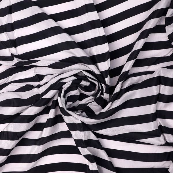 Gorgeous black and white digital printed fabric from FAB VOGUE Studio – nc 0 ta08501p2 108 a - alternate view
