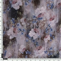 Classy and Attractive Brown Floral Digital Printed Organza Fabric – or 0 ta08309 110 d