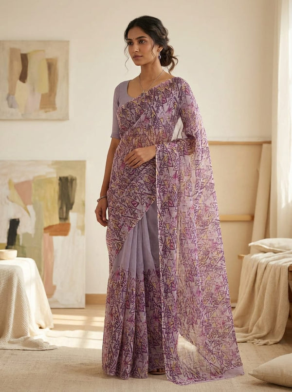 Organza - Polyester - Design MA024531 - Saree Lookbook - OR-0-MA024531-110 - alternate view