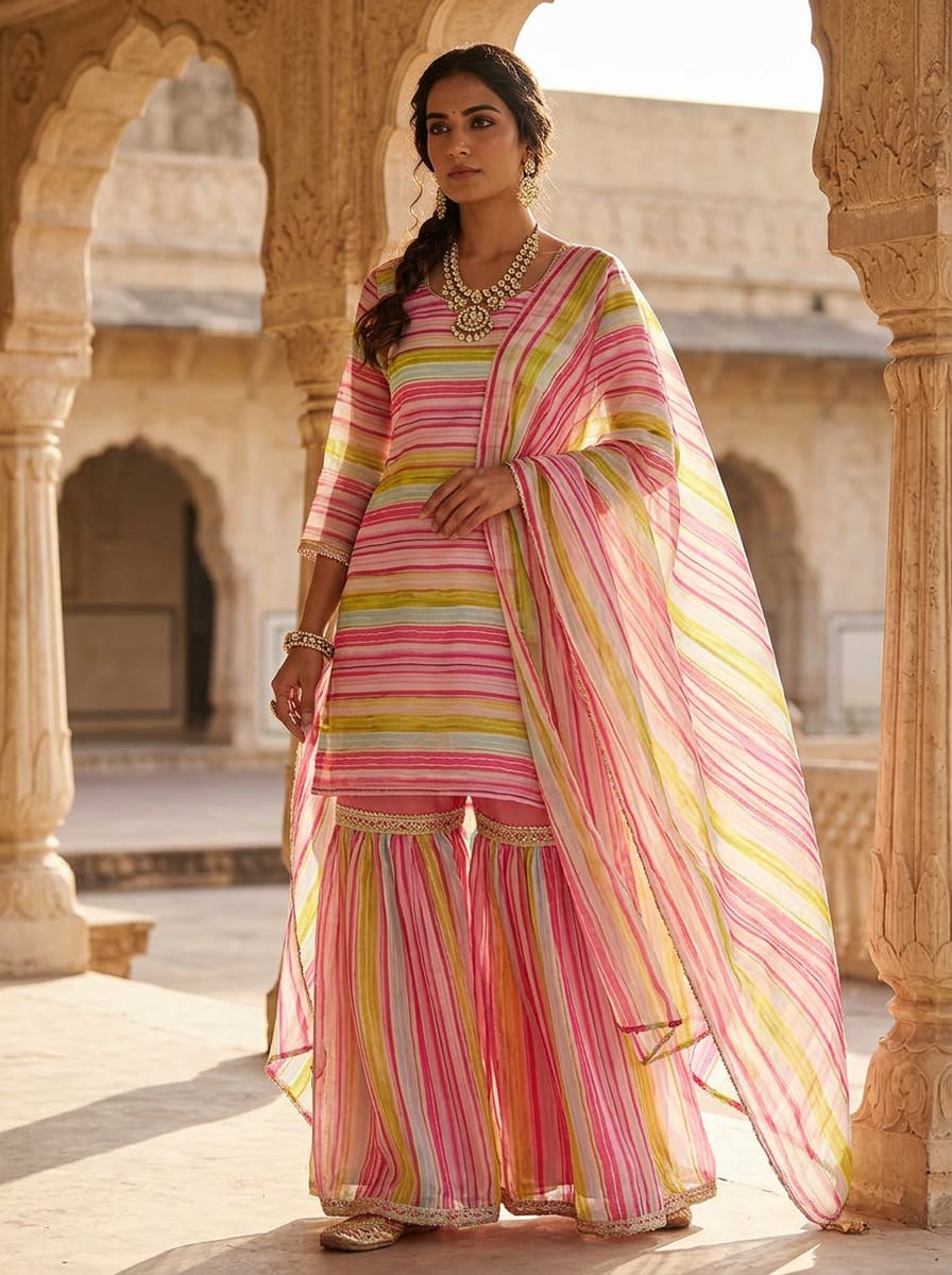 Where Painterly Strokes Meet Woven Cloth