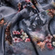 Beautiful Daffodil Flower With Vintage Background Digital Printed Fabric - Organza – or 0 ta09554c 110 c