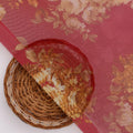 Gorgeous floral digital printed organza fabric by FAB VOGUE Studio – or 0 ta09612p3 110 b