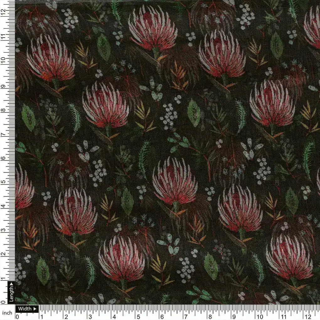 Lovely Lotus Digital Printed Fabric – pch 0 ta01071 96 a