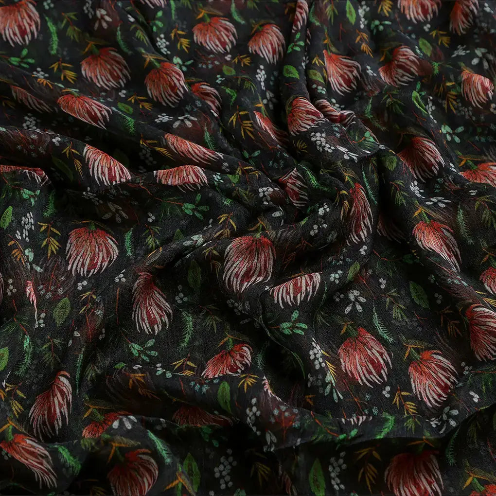Lovely Lotus Digital Printed Fabric – pch 0 ta01071 96 c