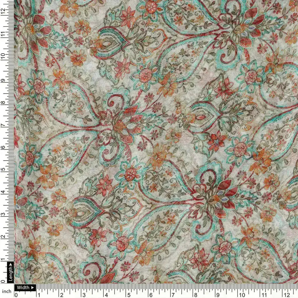 Indian Traditional Motif Digital Printed Fabric – pch 0 ta01081 96 a