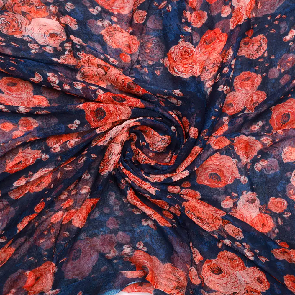Floral Digital Printed Pure Chiffon Fabric – pch 0 ta06678 96 a