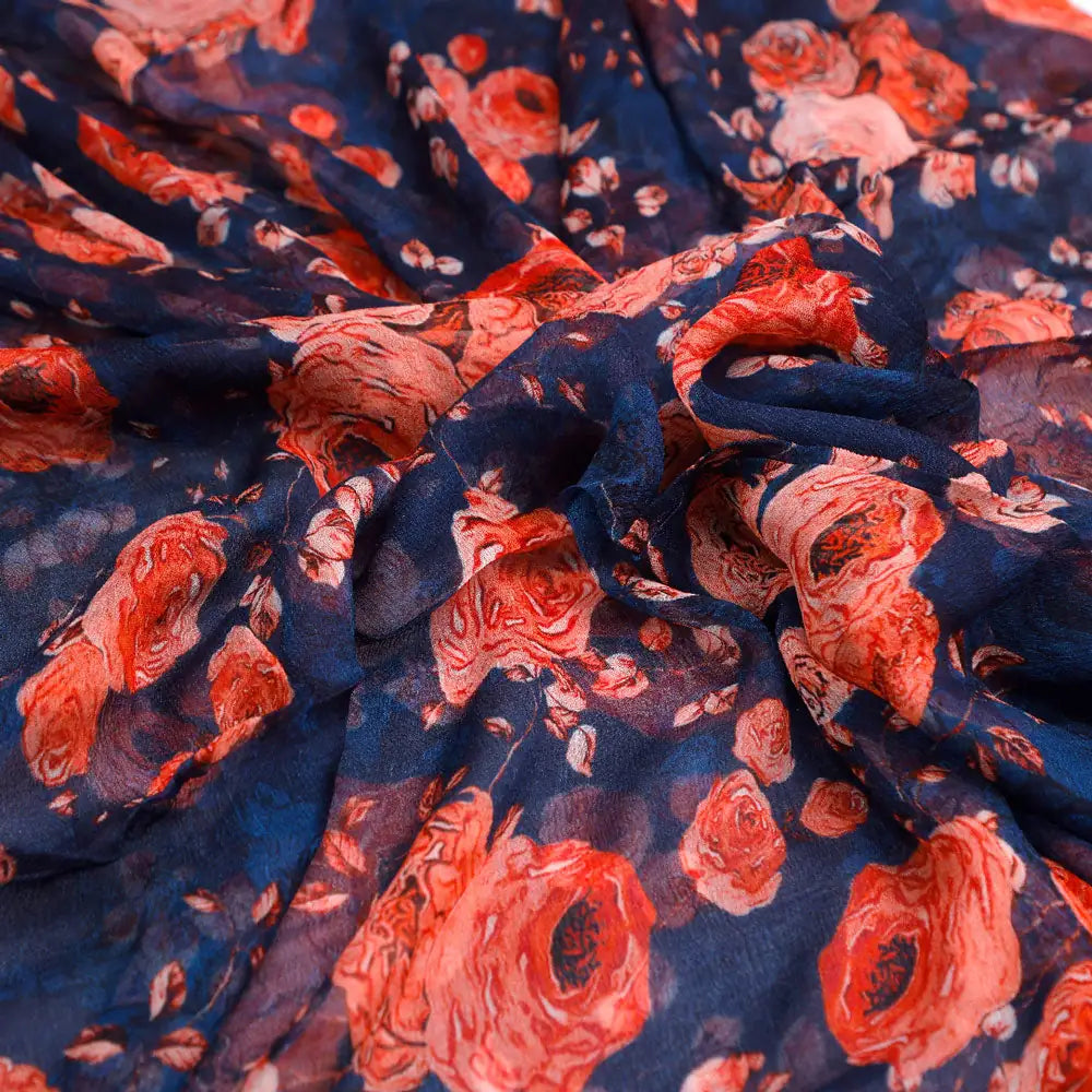 Floral Digital Printed Pure Chiffon Fabric – pch 0 ta06678 96 c