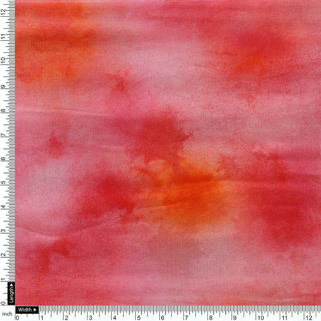 Morden Spotted Pink & Orange Digital Printed Fabric - Pure Chiffon – pch 0 ta08260p1 96 a