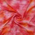 Morden Spotted Pink & Orange Digital Printed Fabric - Pure Chiffon – pch 0 ta08260p1 96 b
