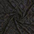 Tiny Yellow And White Doted Digital Printed Fabric - Pure Chiffon – pch 0 ta08713p2 96 b