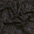 Tiny Yellow And White Doted Digital Printed Fabric - Pure Chiffon – pch 0 ta08713p2 96 c