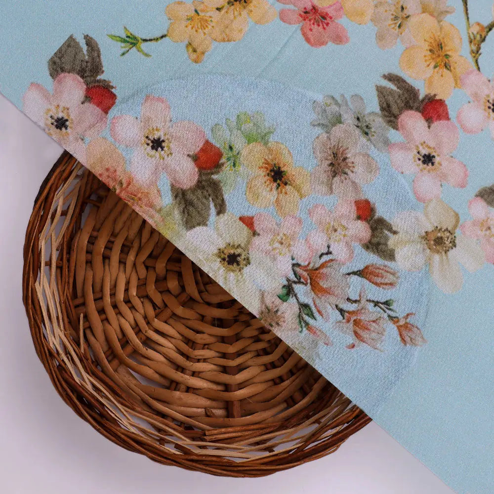 Floral Digital Printed Pure Cotton Fabric from FAB VOGUE Studio – pco 0 0ta7140p7 108 b
