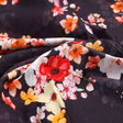 FAB VOGUE Studio's Black Floral Digital Printed Fabric – pco 0 0ta7198 108 c