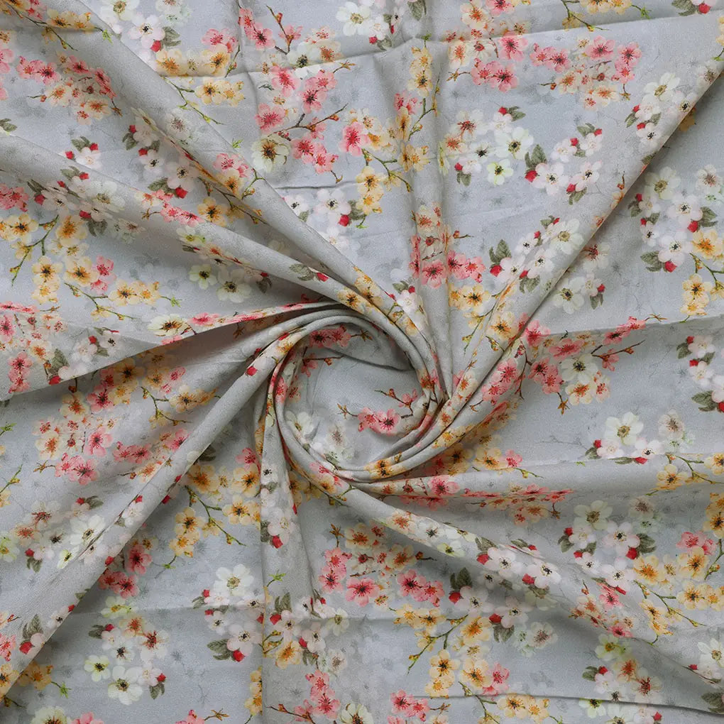 Multicolor Floral Pure Cotton Printed Fabric Material – pco 0 ma014392 108b