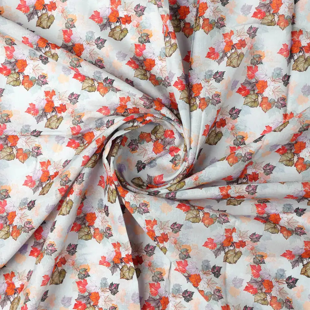 Multicolor Leaves Pure Cotton Printed Fabric Material – pco 0 ma015539 108 bcopy