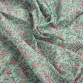 Tiny Western Leaves With Flower Digital Printed Fabric - Pure Cotton – pco 0 ma015574 108 ccopy