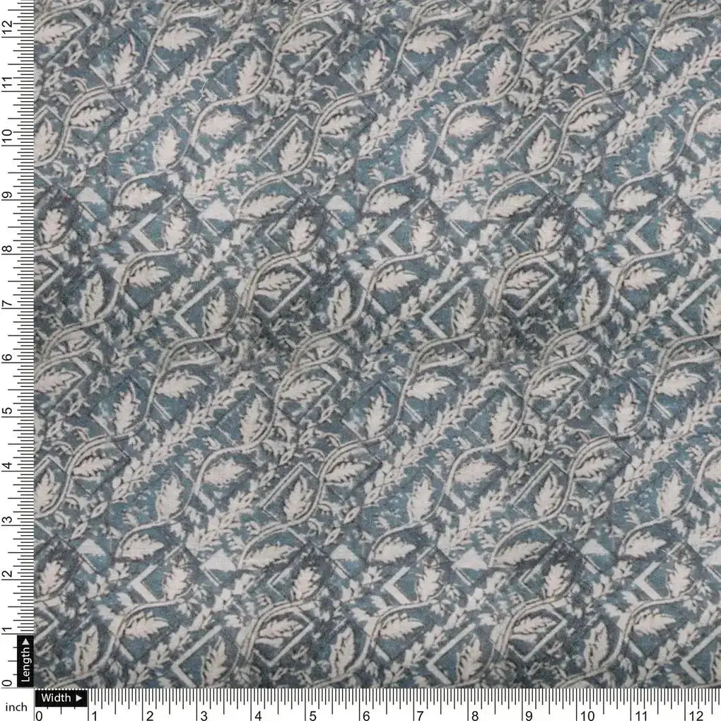 Tiny Branch With Morden Leaves Digital Printed Fabric - Cotton – pco 0 ma01780 108 acopy
