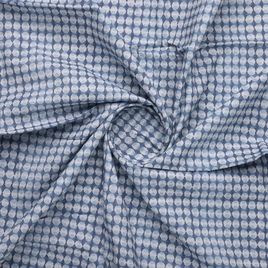 Tiny Repeat Puzzle Balls Circle Digital Printed Fabric - Pure Cotton – pco 0 ma2874 108 bcopy