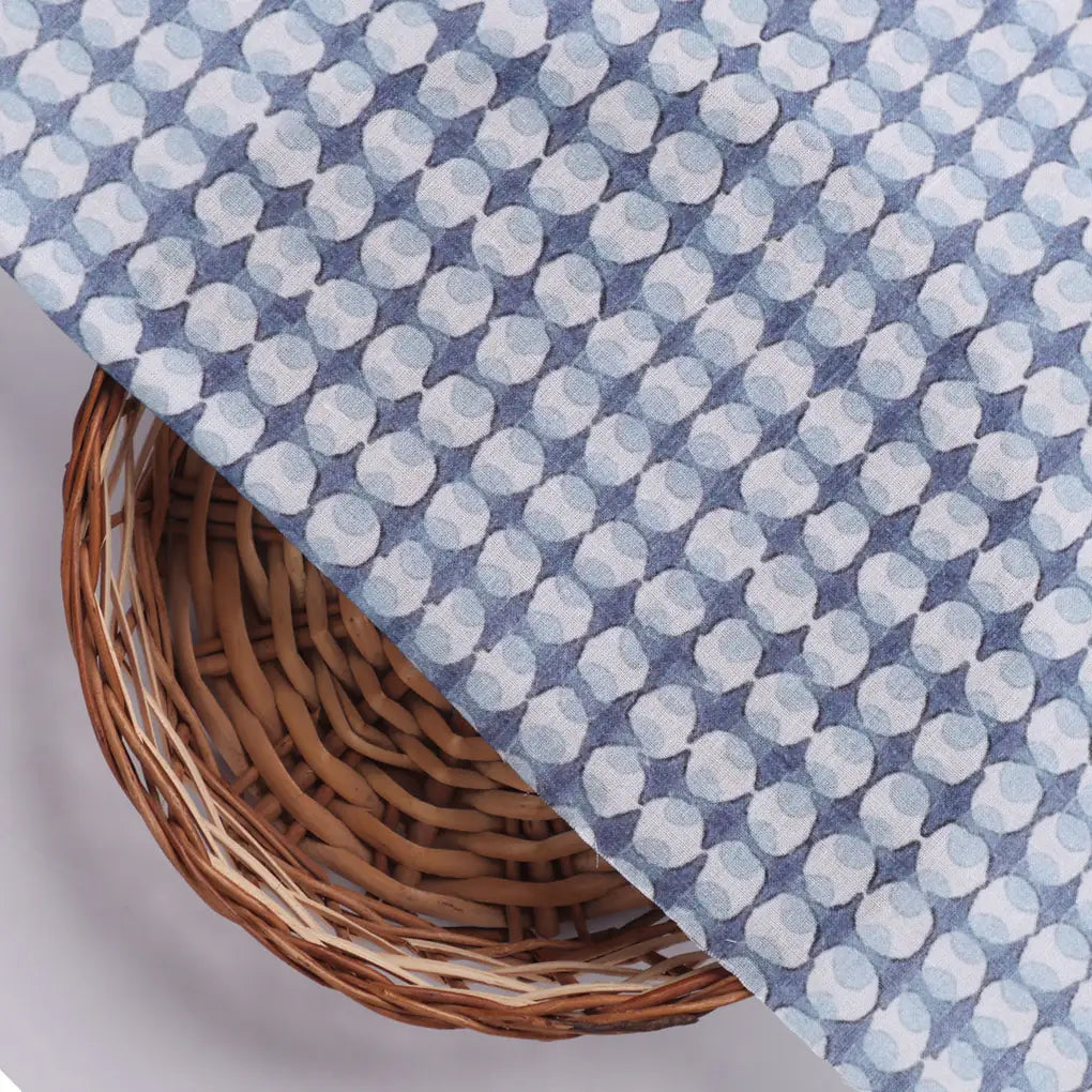 Tiny Repeat Puzzle Balls Circle Digital Printed Fabric - Pure Cotton – pco 0 ma2874 108 dcopy