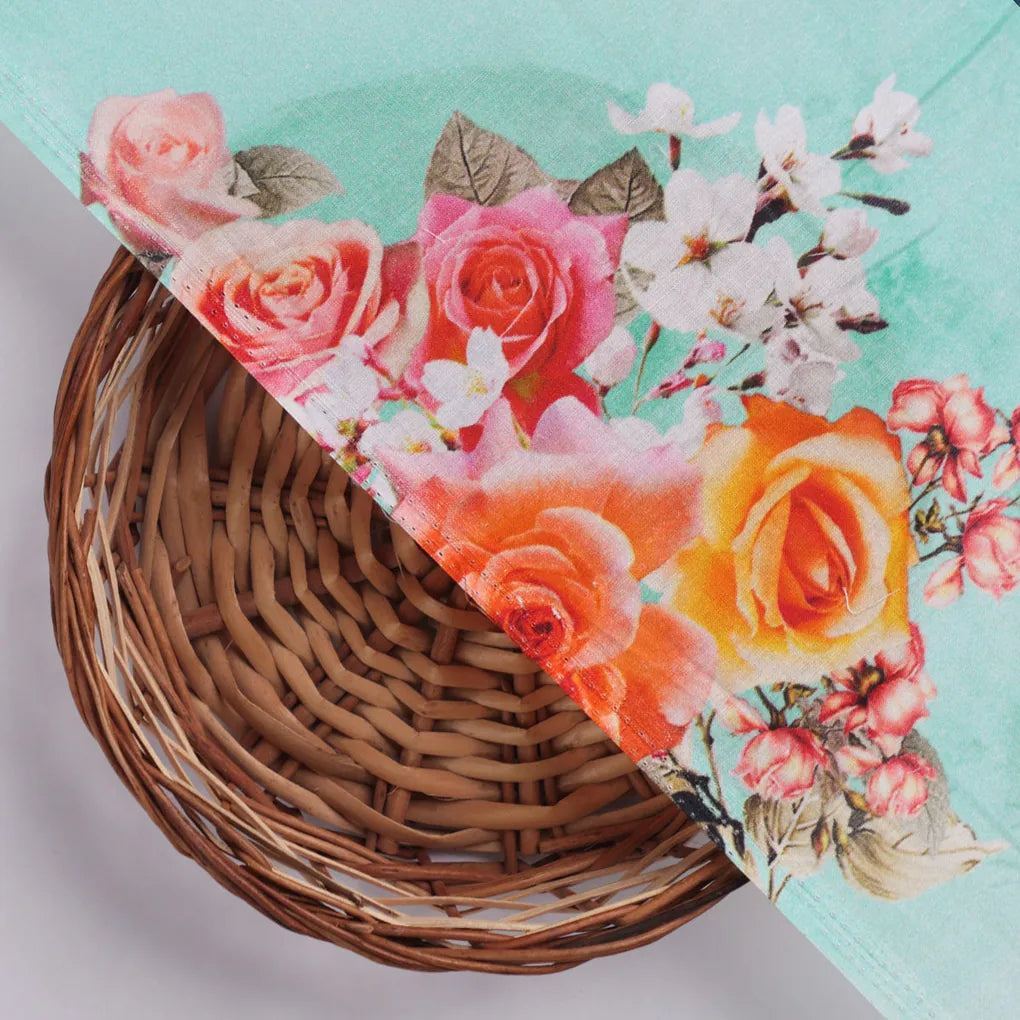 Beautiful Wite Orchid Flower Digital Printed Fabric - Pure Cotton – pco 0 ta07379p1 108 dcopy