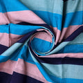 Classy Blue Strips Pure Cotton Digital Printed Fabric – pco 0 ta07534 108 a