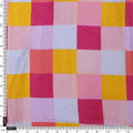 Classy digital printed checkered pure cotton fabric by FAB VOGUE Studio – pco 0 ta08371 108 d