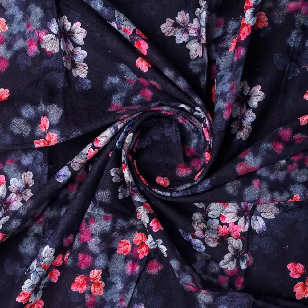 Gorgeous Blue Ditsy Digital Printed Fabric by FAB VOGUE Studio – pco 0 ta09484p8 108 a