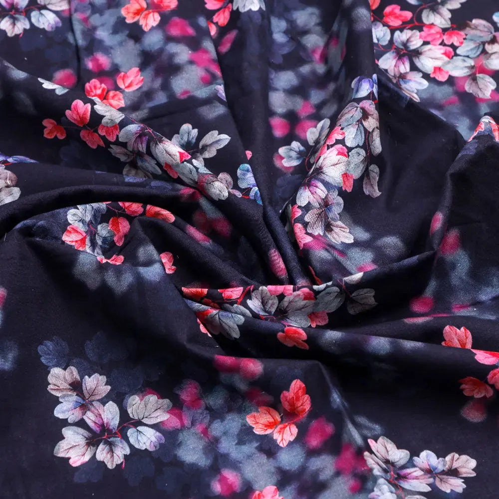 Gorgeous Blue Ditsy Digital Printed Fabric by FAB VOGUE Studio – pco 0 ta09484p8 108 c