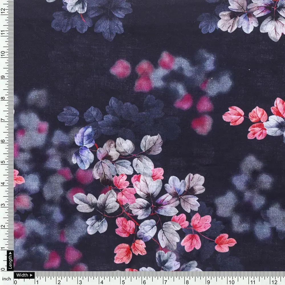 Gorgeous Blue Ditsy Digital Printed Fabric by FAB VOGUE Studio – pco 0 ta09484p8 108 d