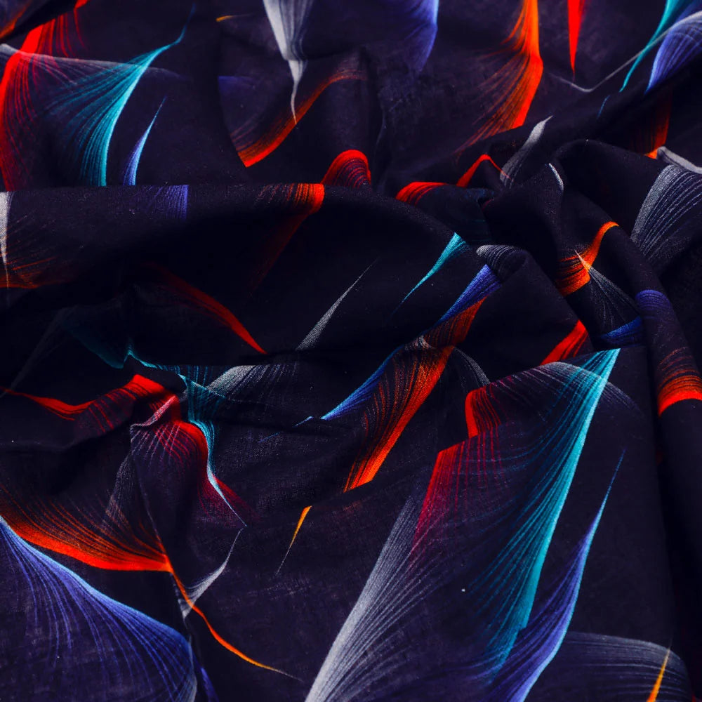 Abstract Digital Printed Pure Cotton Fabric by FAB VOGUE Studio – pco 0 ta09682pb 108 c