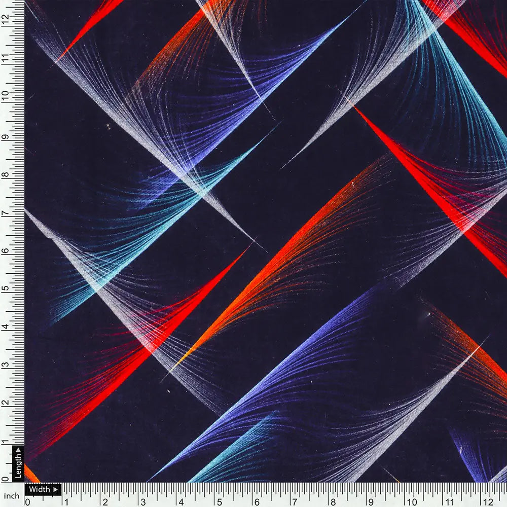 Abstract Digital Printed Pure Cotton Fabric by FAB VOGUE Studio – pco 0 ta09682pb 108 d