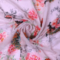 Gorgeous white animal print digital printed fabric – pg 0 0ta06406 110 a