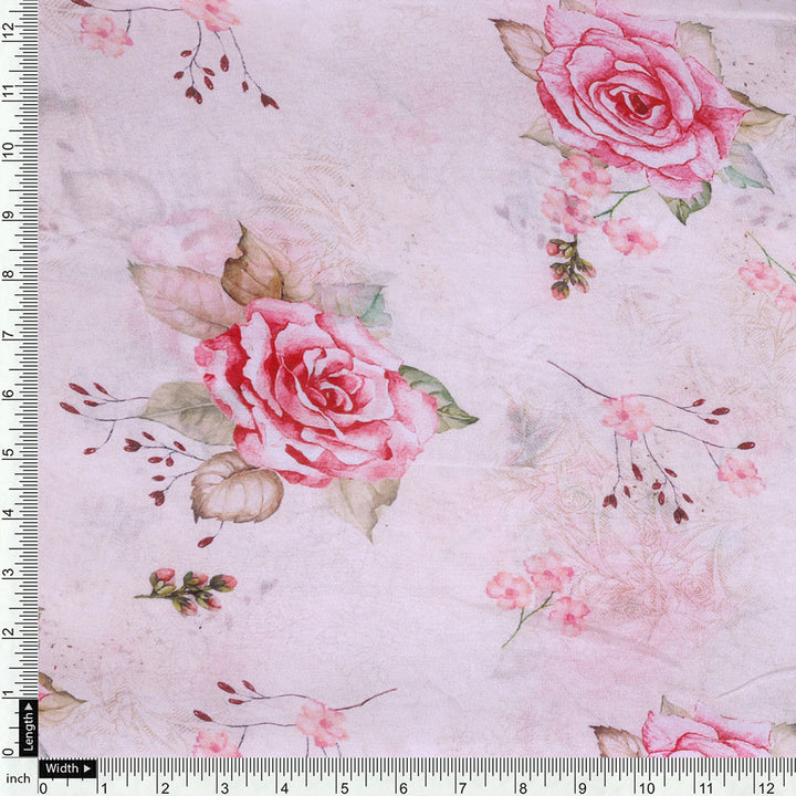 Floral Ditsy Digital Printed Pure Georgette Fabric from FAB VOGUE Studio