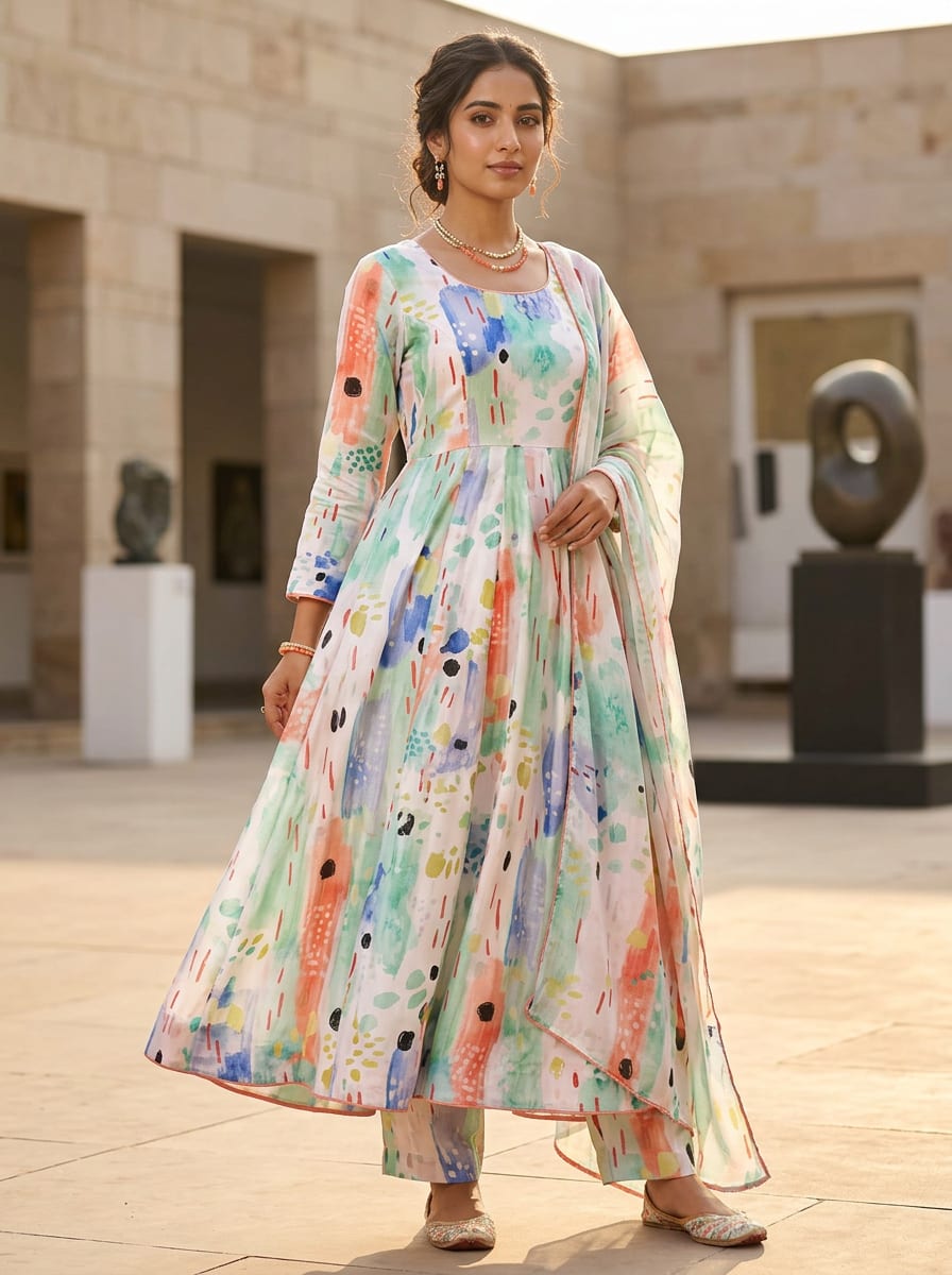 Where Watercolour Meets Woven Cloth